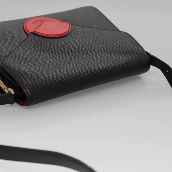 LOUIS VUITTON Epi Free Run Bicolor Shoulder Bag Red Black M52417 LV Auth SW055 - Picture 7 of 15